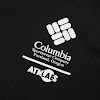 coc-cola x columbia x atmos lab csc basic logo txt short sleeve t-shirt black white