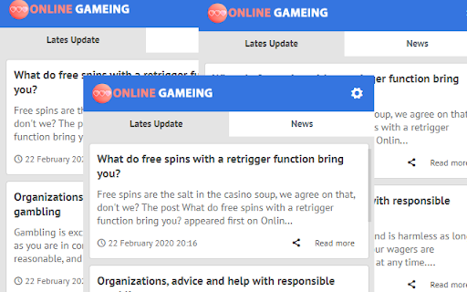 Online Gameing - Latest Blog News