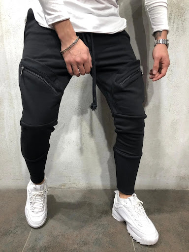 Title 10, Mens Casual Sports Pants with Multi Pockets an...