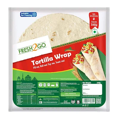 Fresh2Go Tortilla Wrap - 348 gm