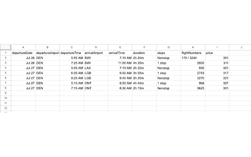 Southwest Flight Comparison Tool