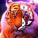 Tiger Coloring Book Color Game