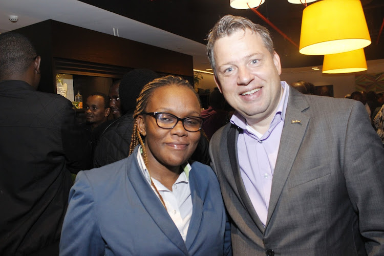 Park Inn corporate manager Mercy Njiru and GM Corsten Wapple