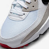 air max 90 white/light iron oar/university red/black