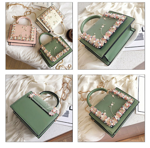 Title 1, New Fresh and Pure Color PU Bag Sweet Girl Wind...