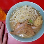 jiro ramen in Tokyo, Japan 