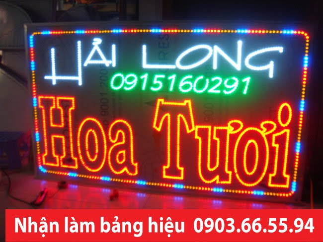 dạy làm quảng cáo đèn led vẫy đèn led full phòng karaoke biển ma trận miễn 320