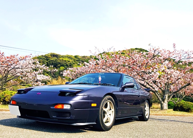 180SXの桜とコラボ・ジャパンカルチャーに関するカスタム事例の投稿画像3枚目