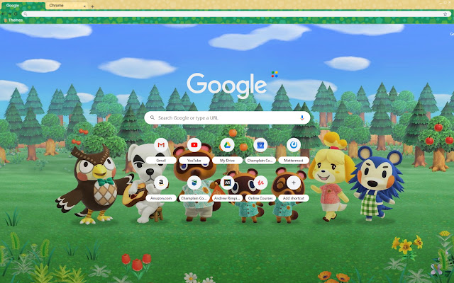 Animal Crossing Theme chrome extension