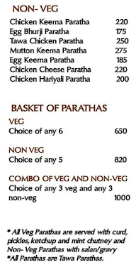 Snif- Streets North Indian Food menu 2