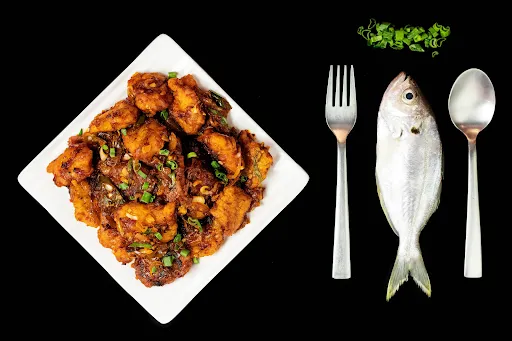 Pan Fried Chilli Fish [8 Pieces Kolkata Bhetki ]