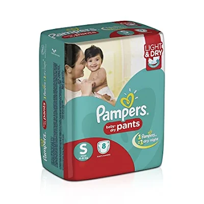 Pampers Small - 8 Diaper Pants - 8 pcs