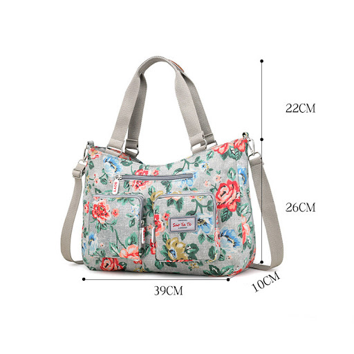 Title 1, Large-capacity printed one-shoulder womens can...