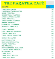 The Paratha Cafe menu 1