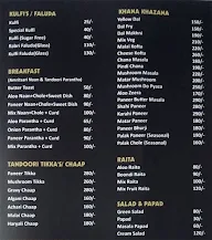 Punjabeez Restaurant menu 2