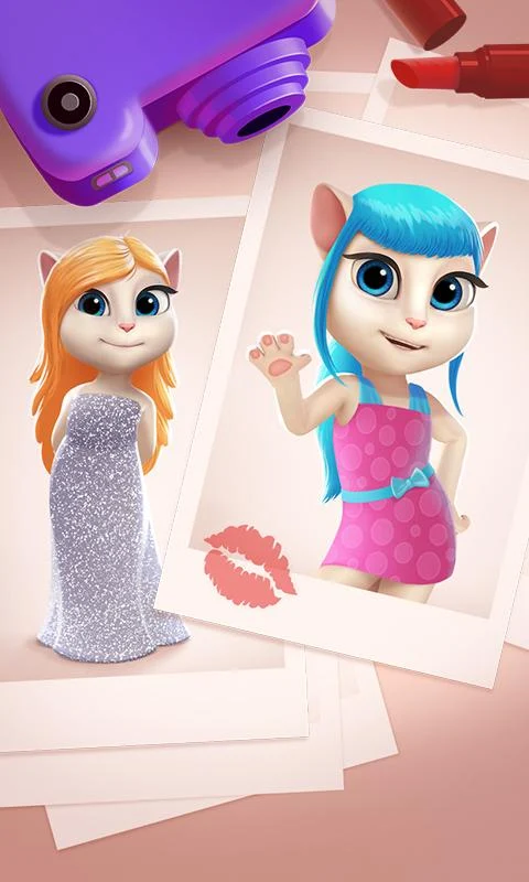   Minha Talking Angela: captura de tela 