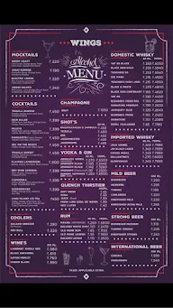 Wings menu 1