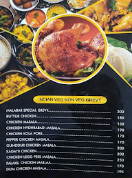 Malabar Hotels menu 2