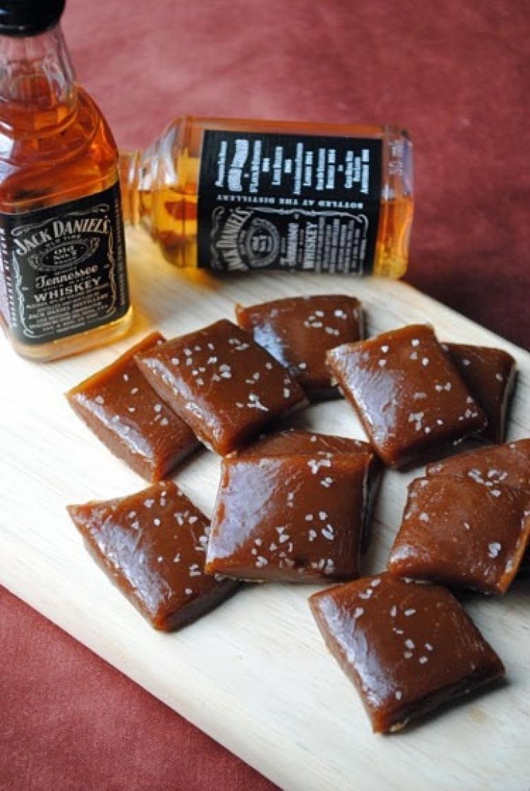 Salted Whiskey Caramels | Just A Pinch Recipes