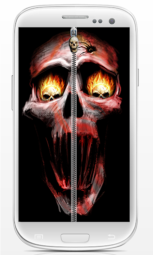 Pro Skull Zip Screen Lock 2015