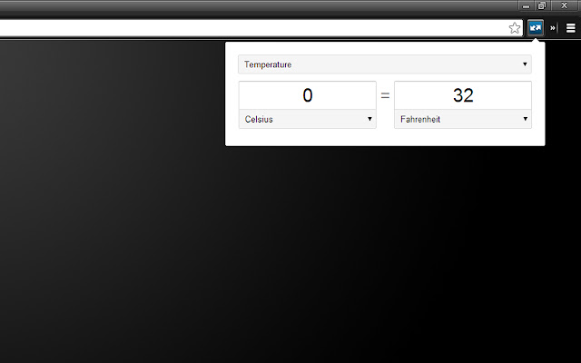 Unit Converter chrome extension