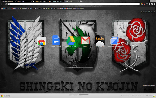 Attack on Titan: Military chrome extension