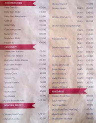 Kallayi Hotel menu 6