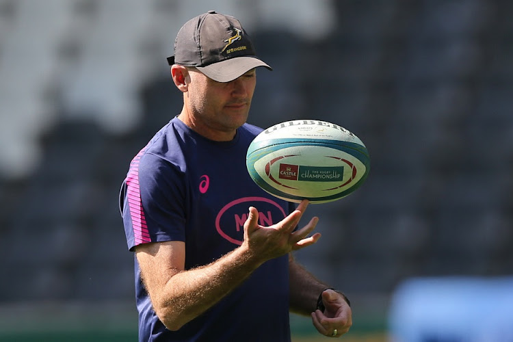 Springbok coach Jacques Nienaber. Picture: EPA/Kim Ludbrook/Backpagepix