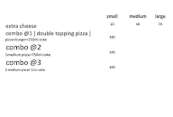 Tasty Pizza menu 3