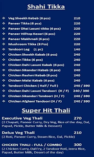 Mughal's menu 2