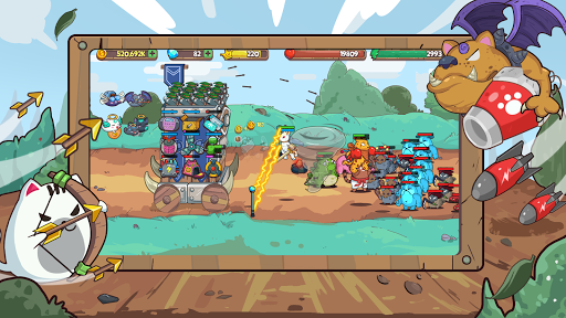 Screenshot CatnRobot Idle TD: Battle Cat