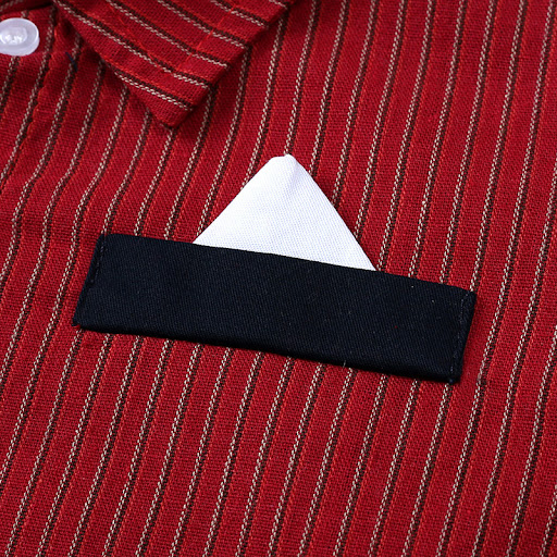 Title 7, Childrens striped cotton long sleeve shirt wit...