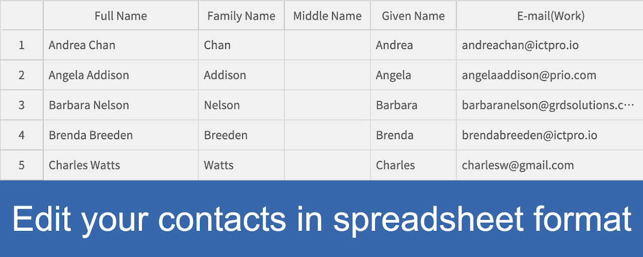 Contact Editor for Google Contacts Preview image 2