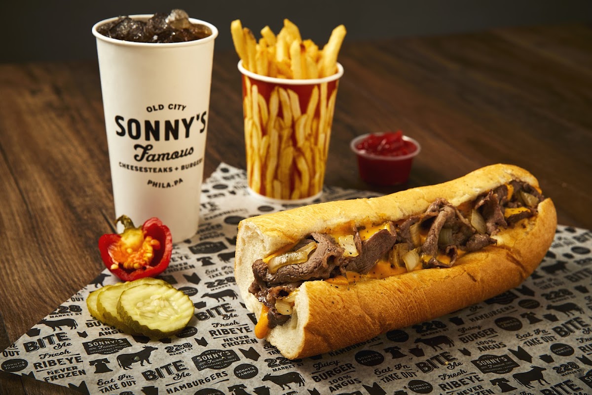 Philly cheesesteak  - Gluten free roll option