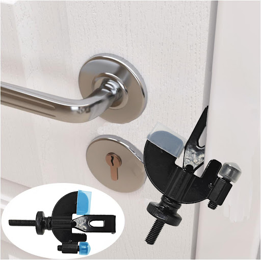 Title 1, Portable Door Stopper for Personal Security. An...
