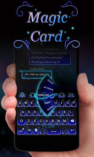 Magic Card GO Keyboard Theme