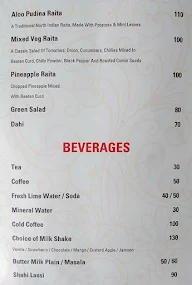 Urbanspiice menu 1