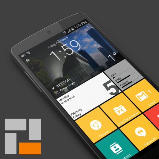 Download SquareHome 2 - Win 10 style v1.0.15 APK Full - Aplicativos Android