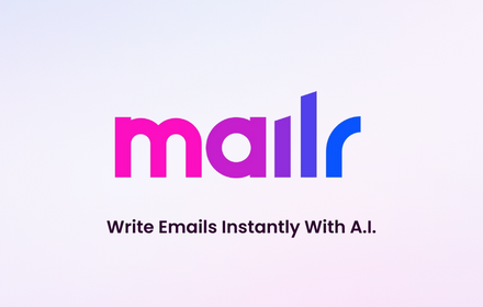 Mailr - AI Email Assistant small promo image