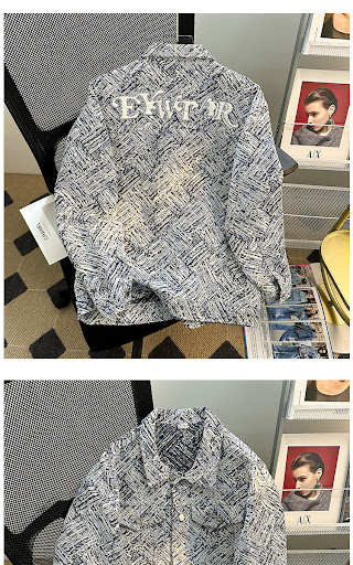Title 4, Heavy Industry Letter Embroidery Cool Long Slee...