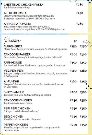 Fresh Choice- Patisserie, Bakery & Café menu 