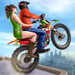 Cover Image of ダウンロード 屋上バイクドライビングシミュレーター 1.7 APK