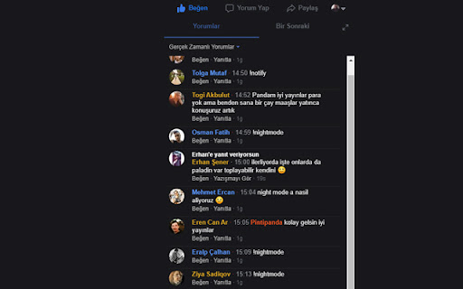 Fwich - Facebook Dark Mode