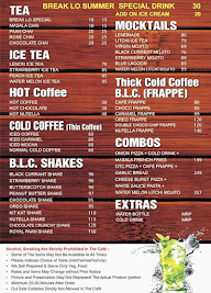 Break Lo Cafe menu 2