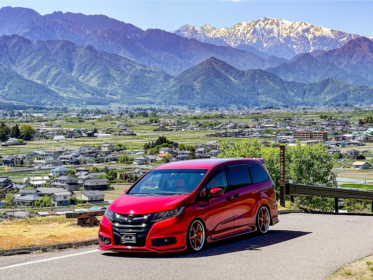 オデッセイのclub.M・オデ掛けシンシューへPart6・ココからも北アルプスの絶景が🤩・あづみ野池田クラフトパーク・鳩が直撃⁉️まさか〜🤣に関するカスタム事例の投稿画像5枚目