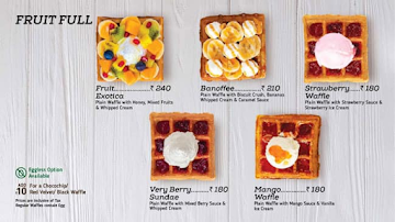 Waffle Stories menu 