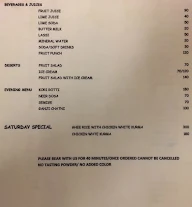 Shetty Lunch Home menu 8