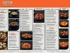 Hudson Chopsticks menu 