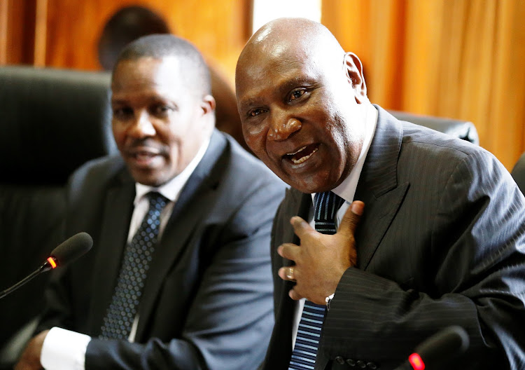 Auditor General Edward Ouko before the Public Accounts Committee on January 12, 2019.