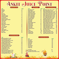 Ankit Juice Point menu 3